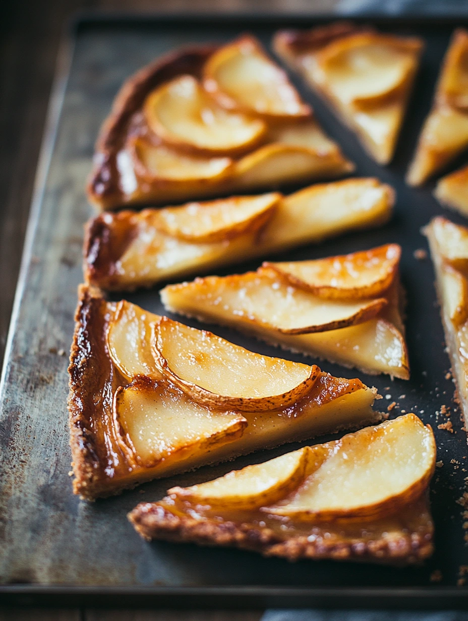 Tarte fine aux pommes caramélisées, recette maison