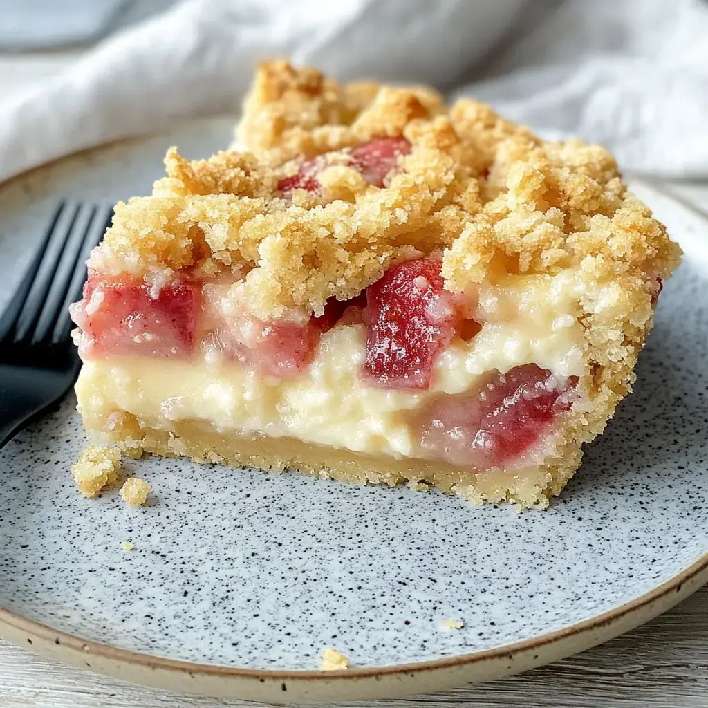 Une part appétissante de gâteau à la fraise avec sa couche croustillante sur une jolie assiette.
