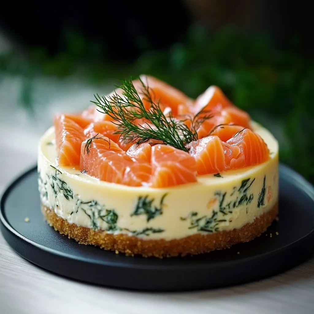 Cheesecake Au Saumon Fumé Recipe