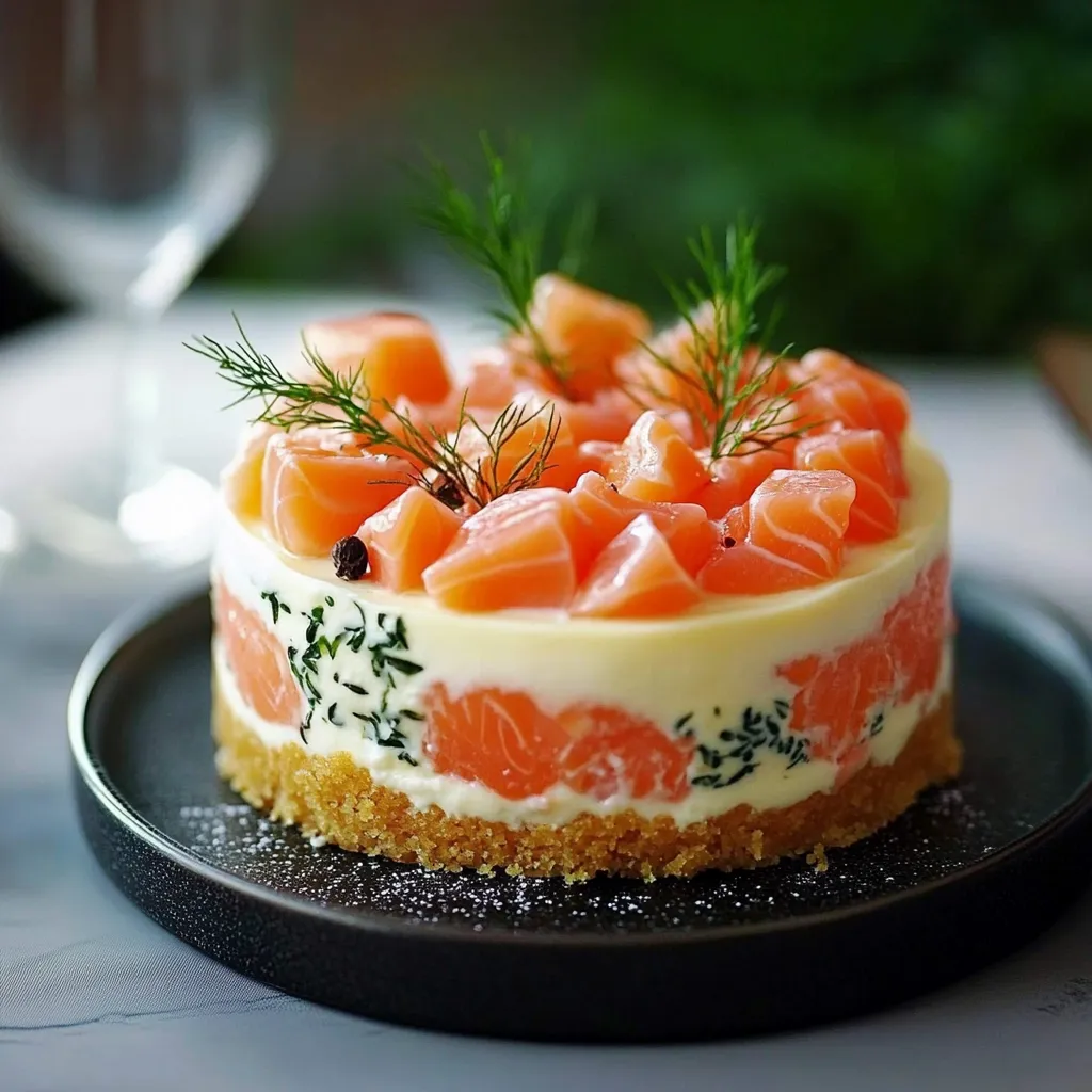 Recette Cheesecake Au Saumon Fumé
