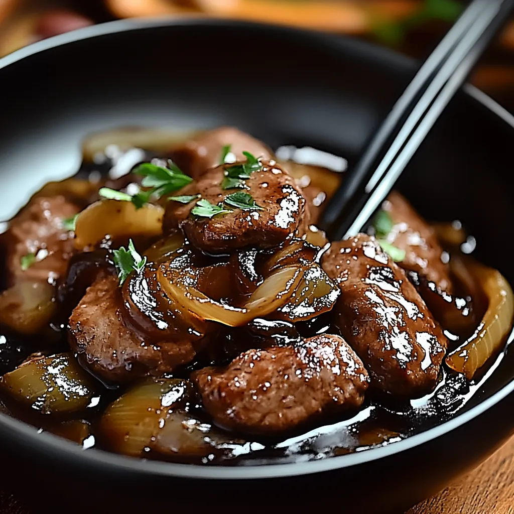 Bœuf Sauté aux Oignons Repas