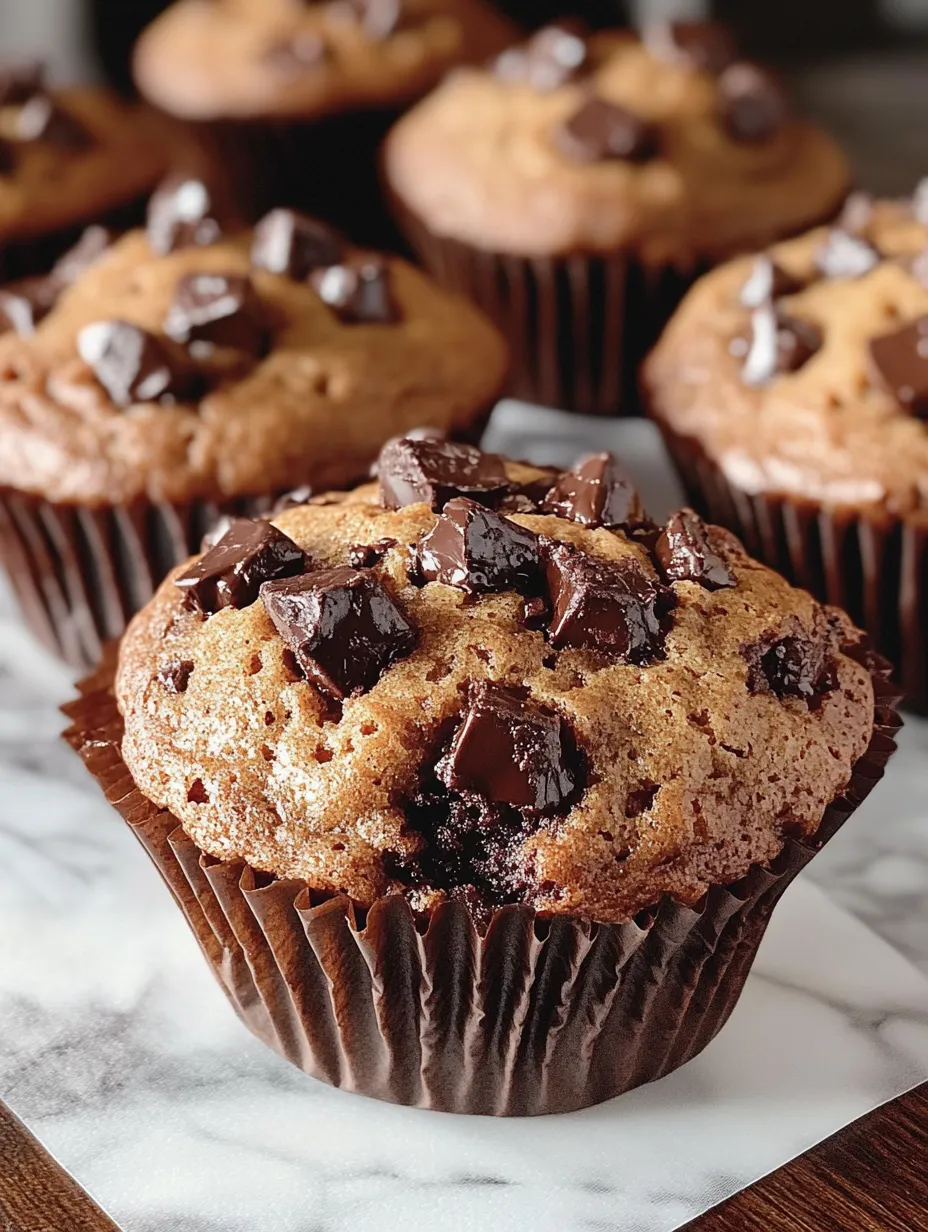 Muffins aux pépites de chocolat