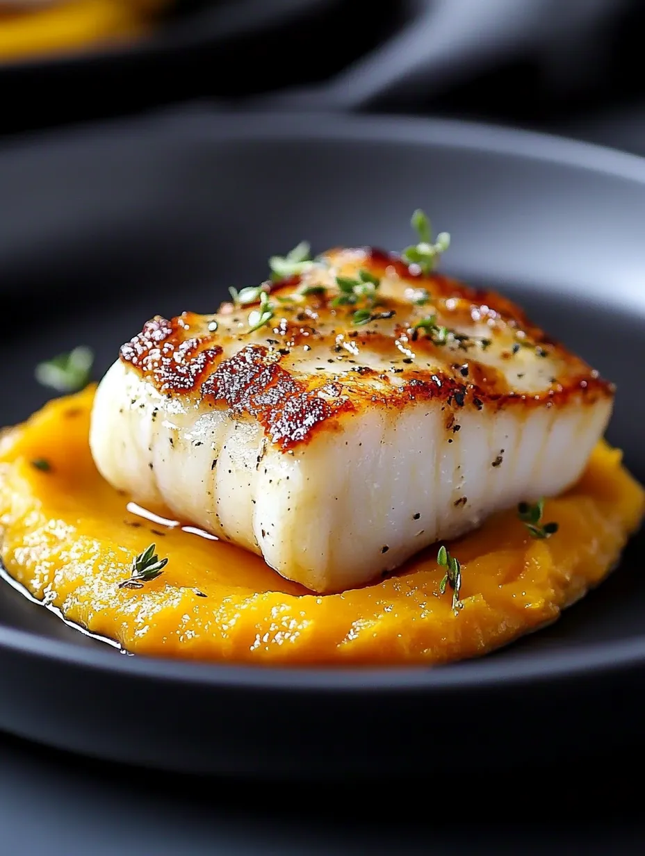 Recette Cabillaud en Croûte de Lard Fumé et Purée de Butternut
