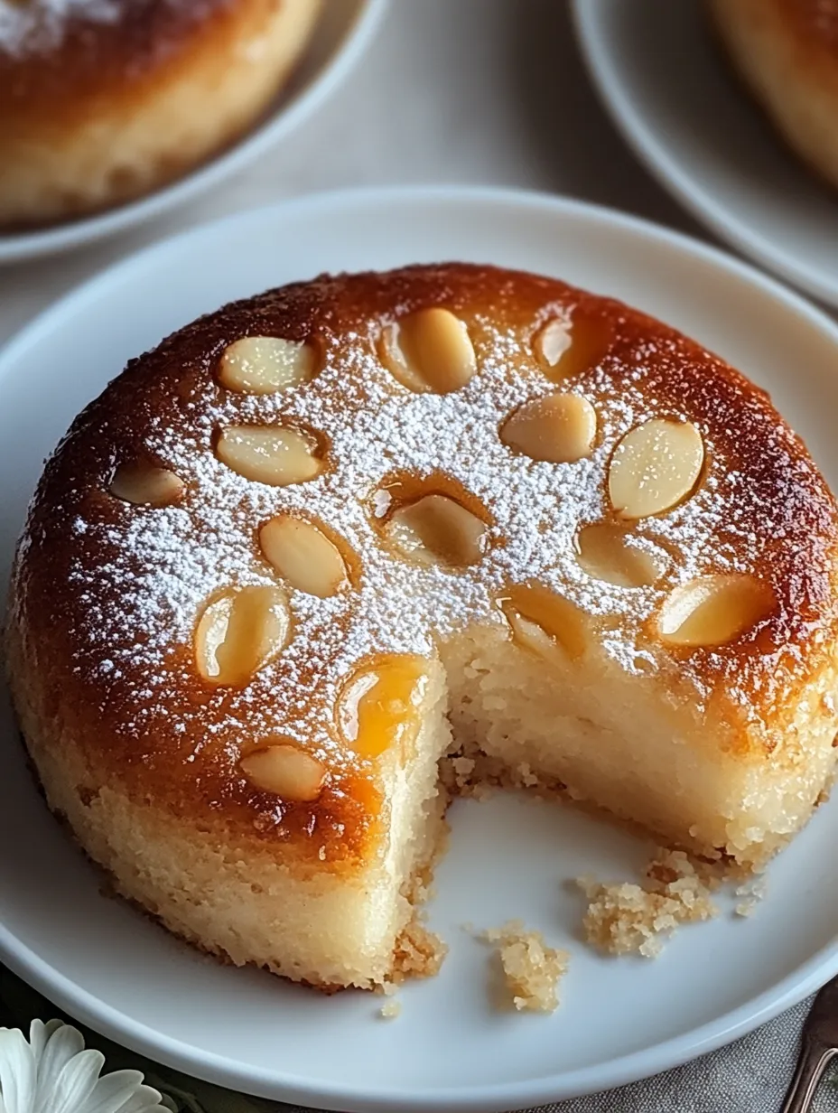 Moelleux aux amandes et compote de pommes fait maison