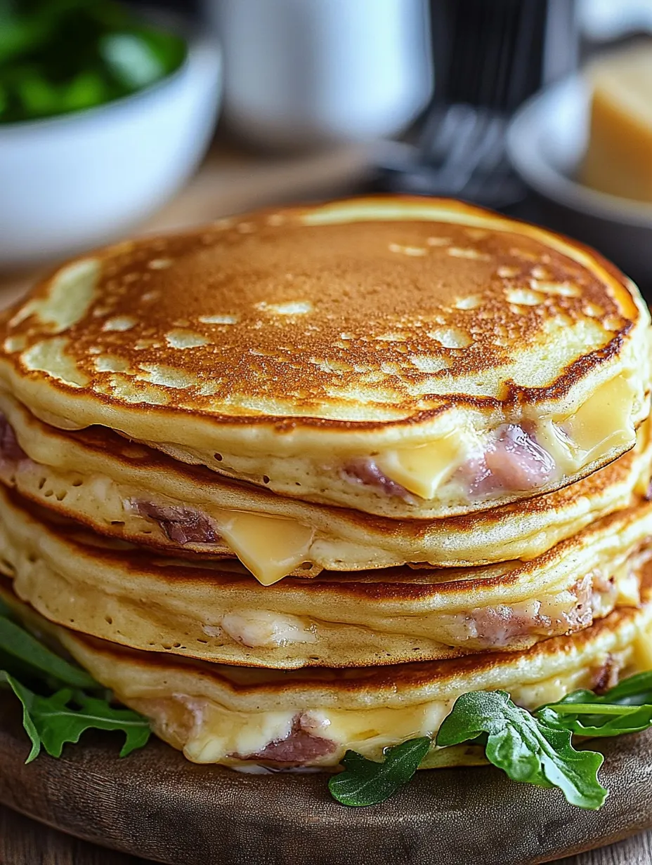 Crêpes Salées Jambon-Fromage : Un Brunch Moelleux et Savoureux