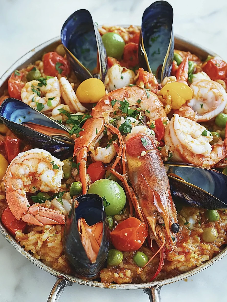 Recette Riz aux fruits de mer et légumes