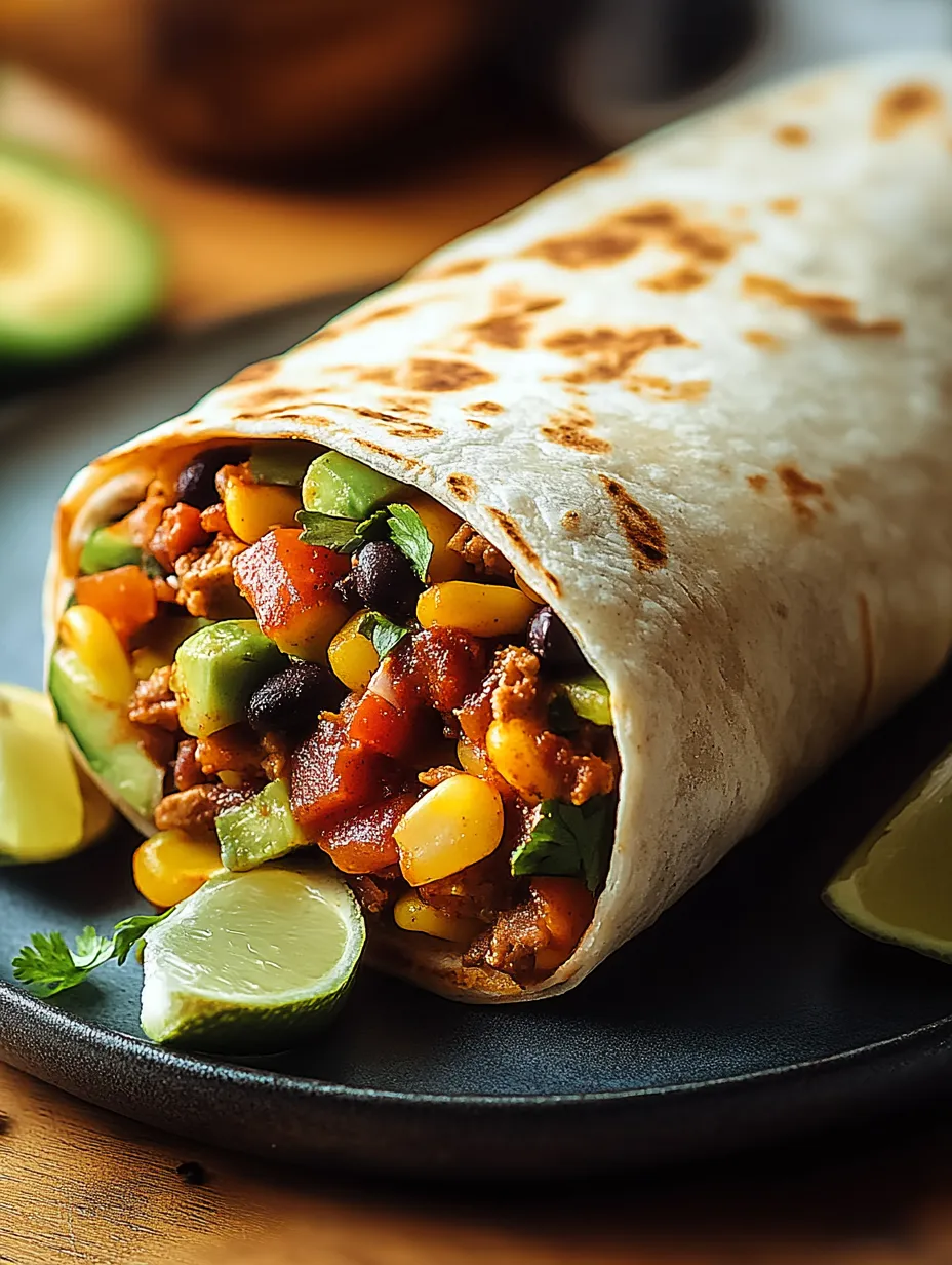 Burrito végétalien maison