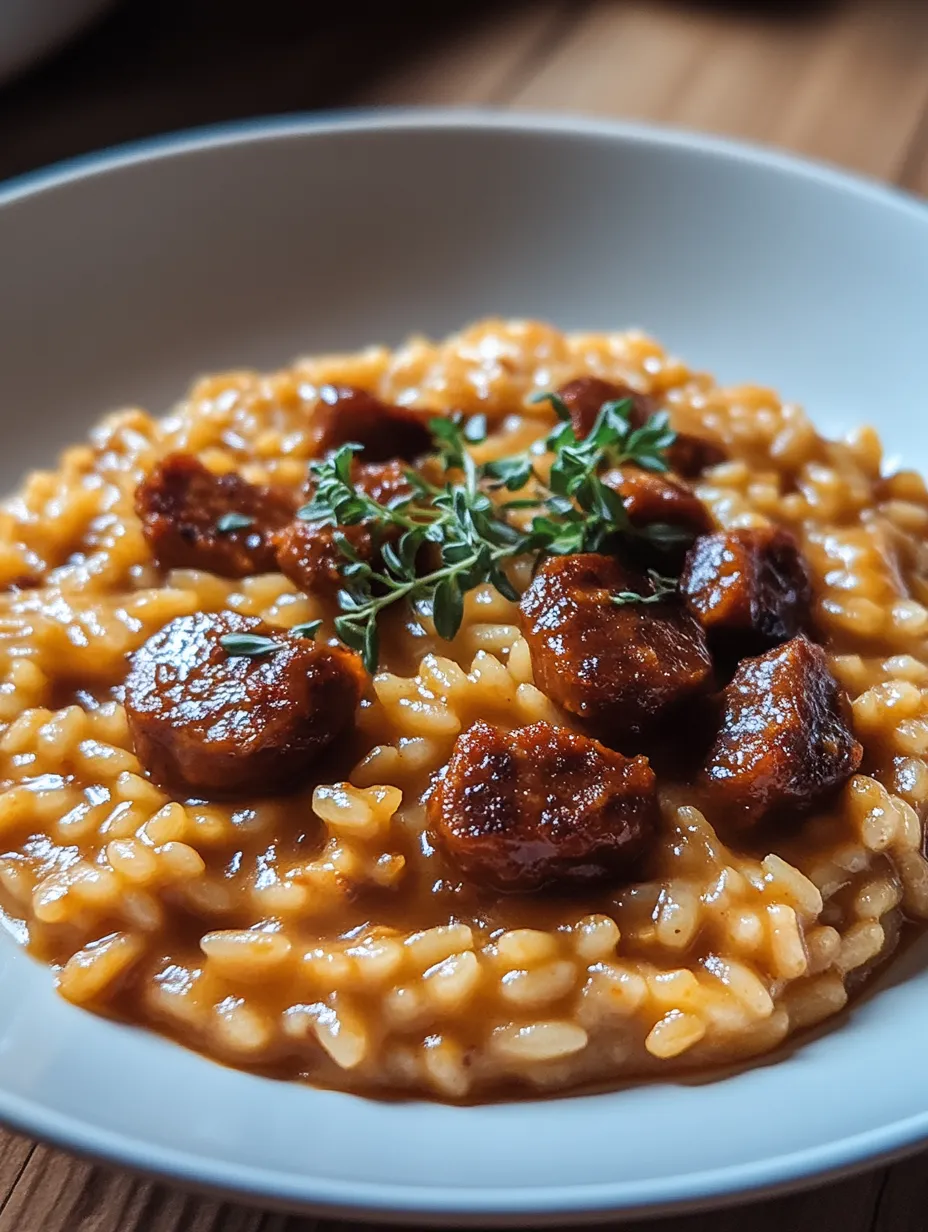 Délicieux Risotto Chorizo Bœuf