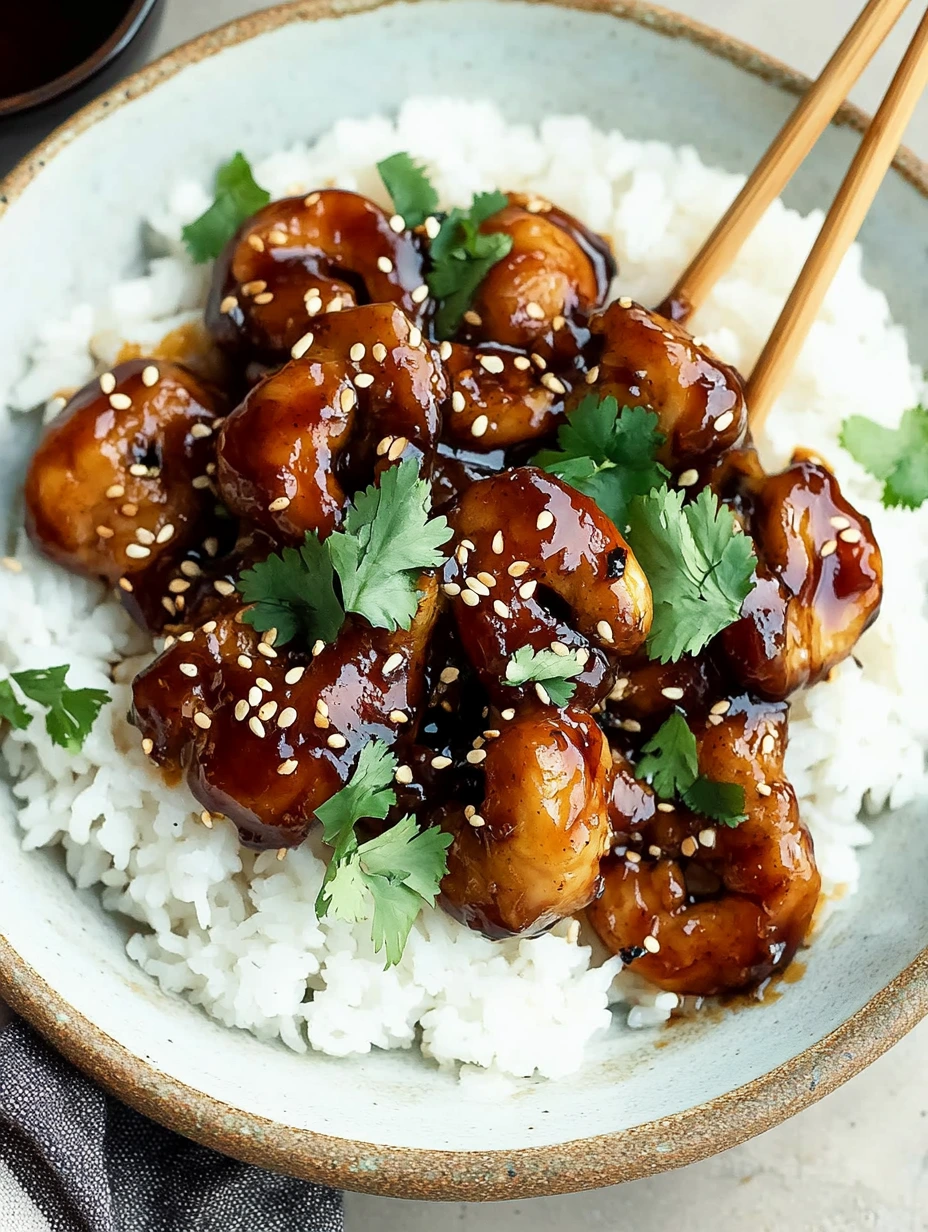 Savoureuses crevettes Teriyaki