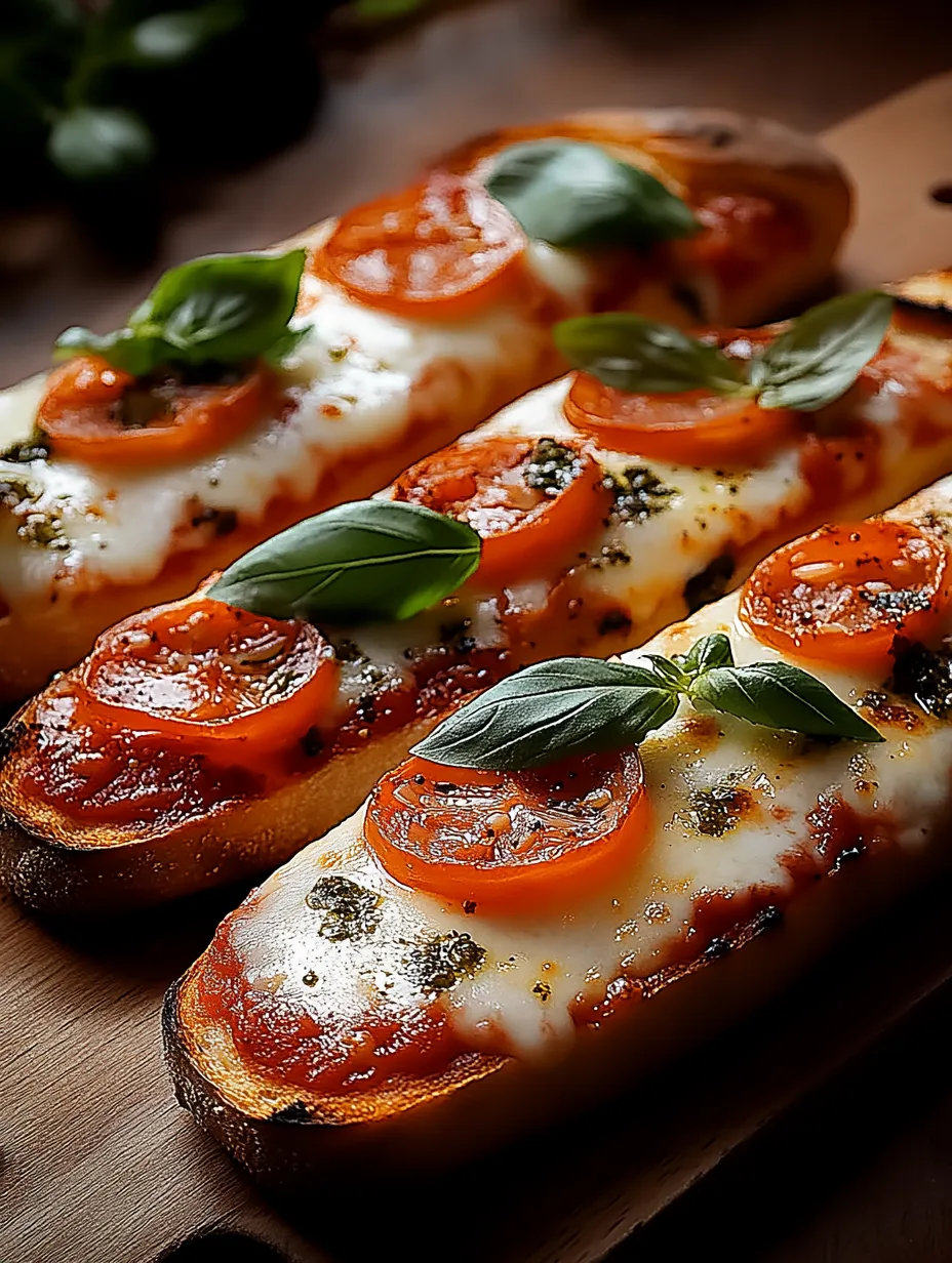 Des Baguettes Façon Pizza