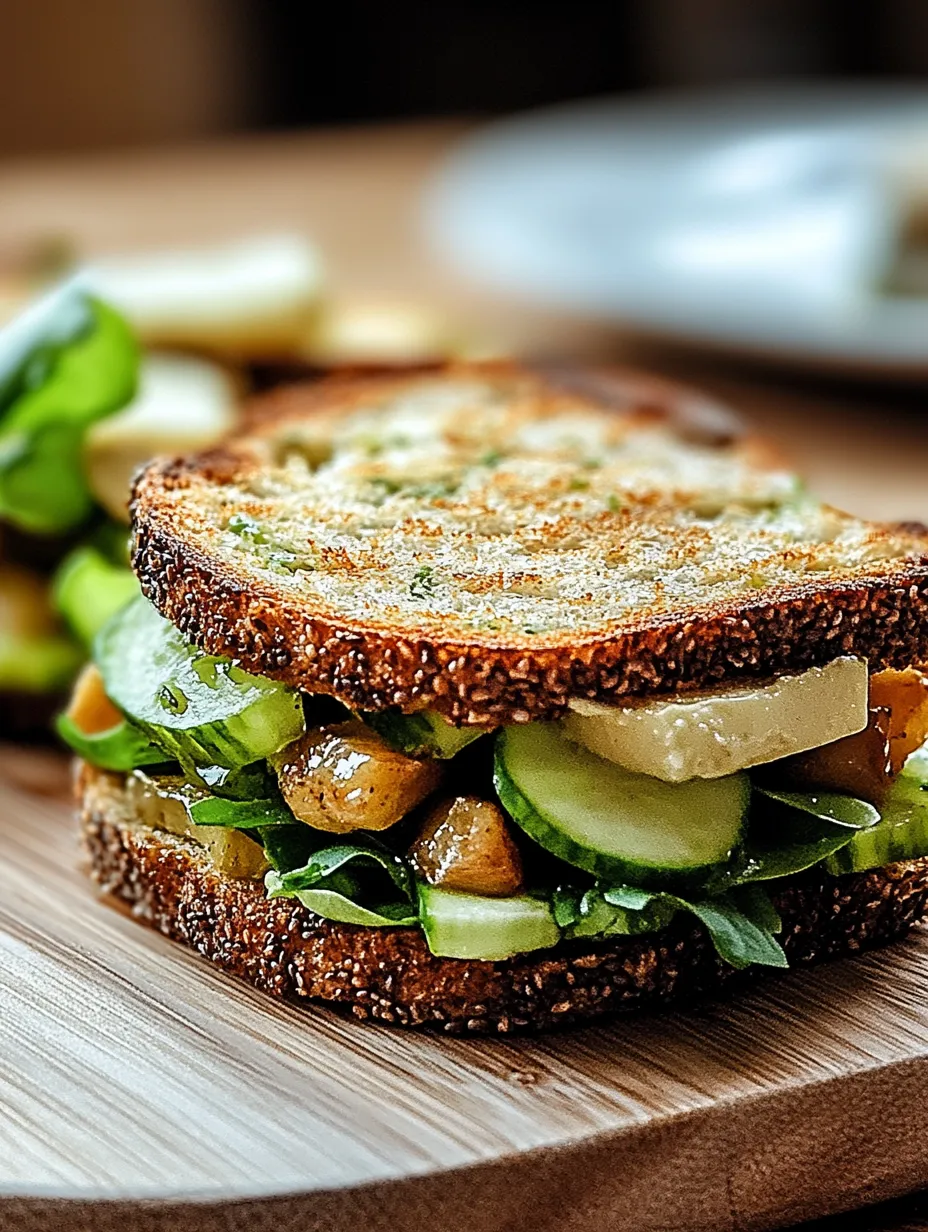 Des mini sandwichs verts