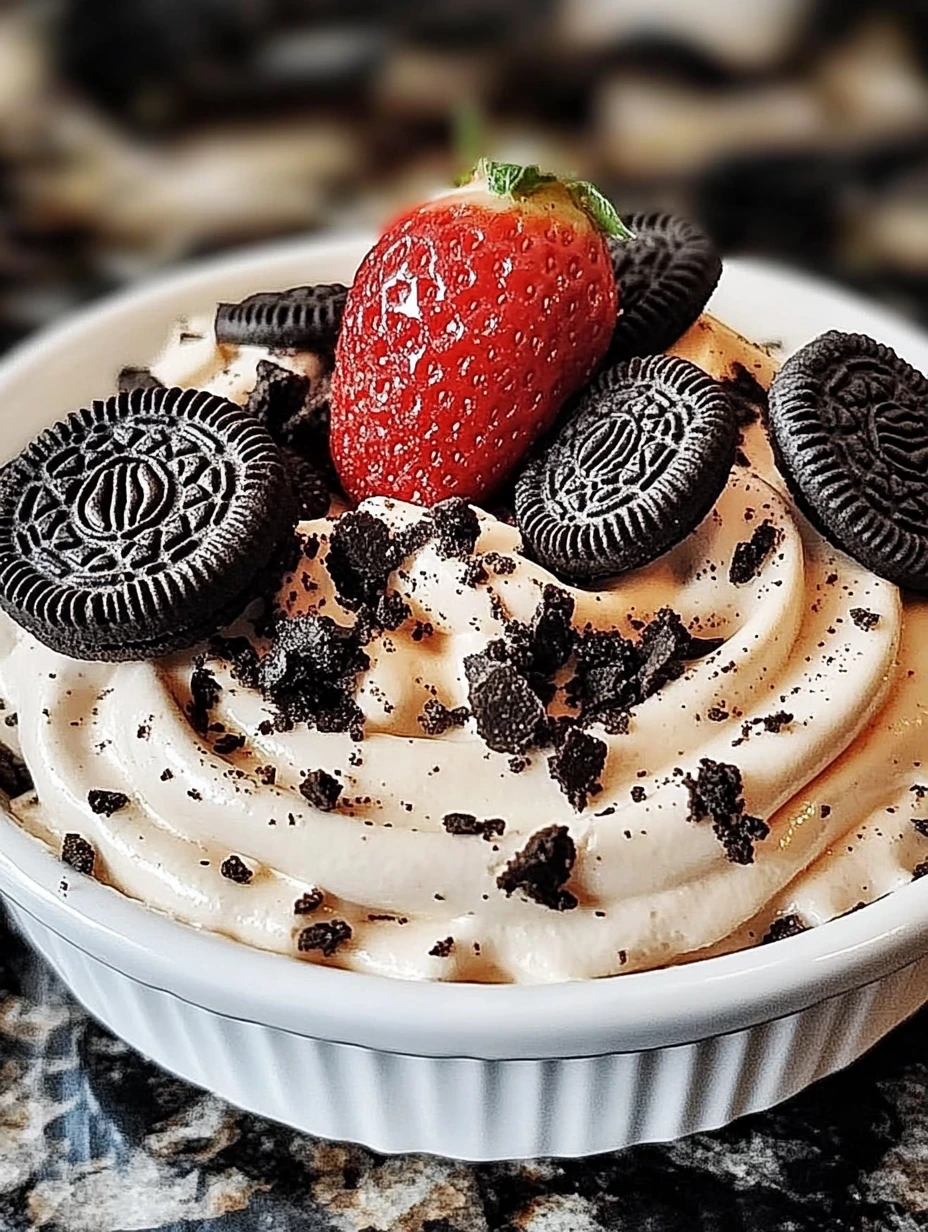 Dip au Cheesecake Oreo savoureux