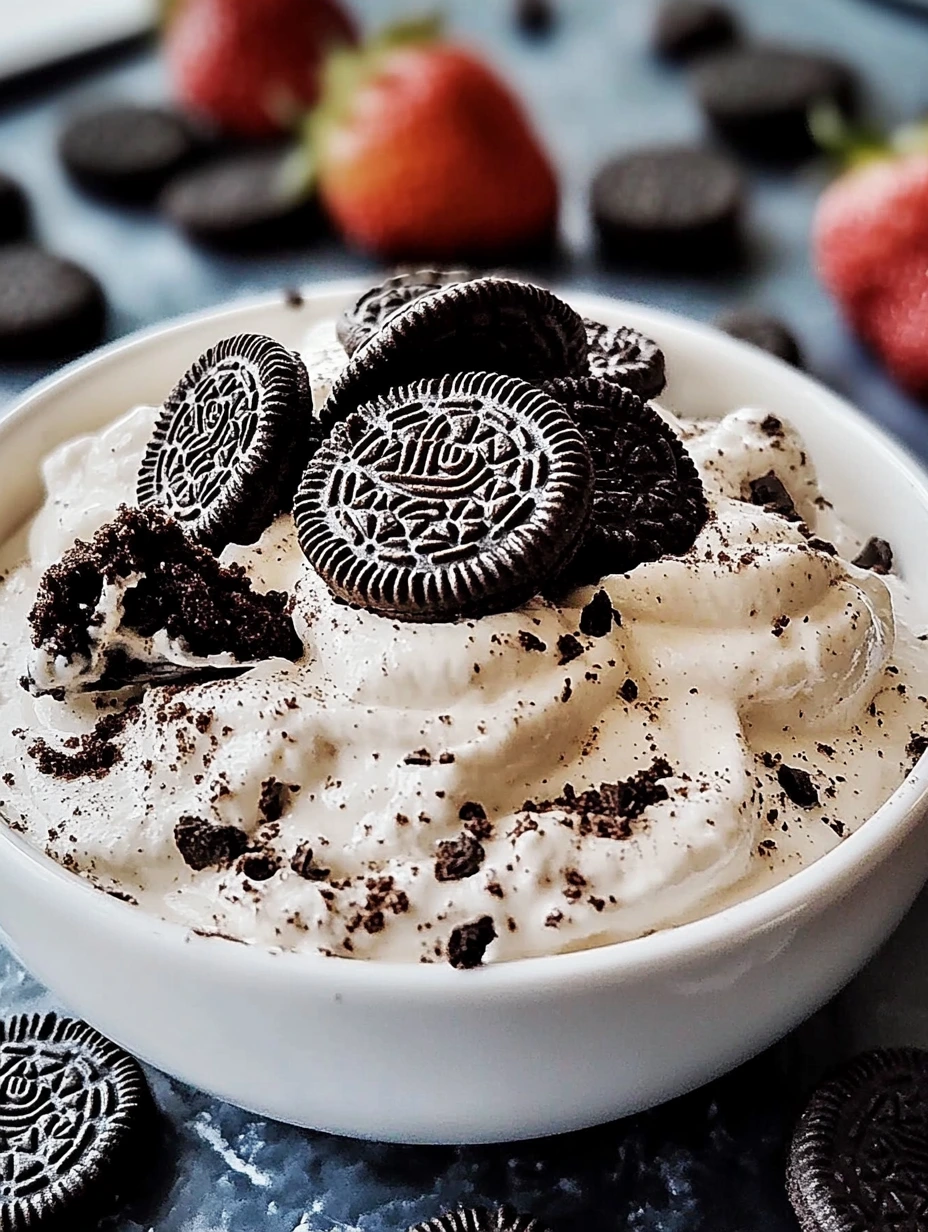 Dip au Cheesecake Oreo terminé