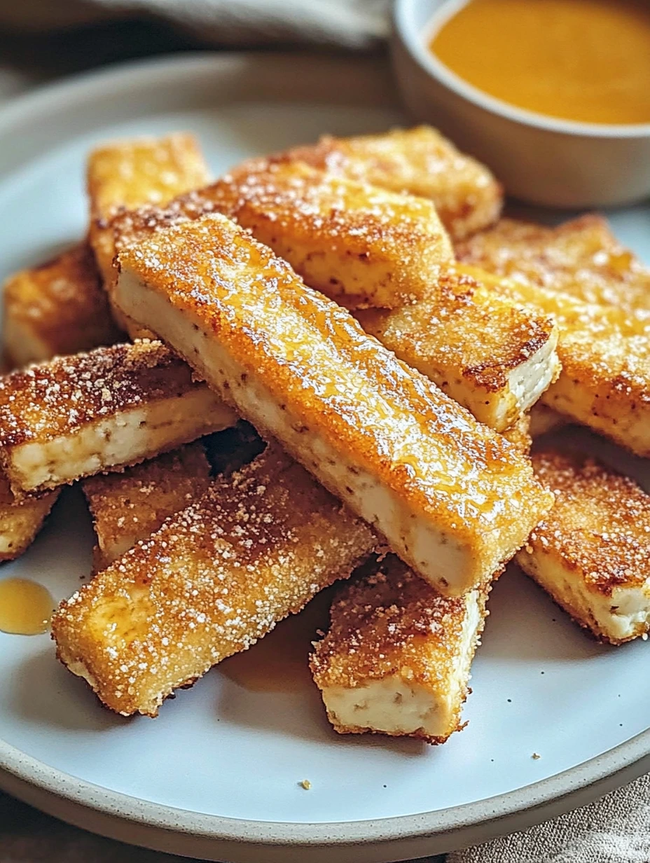 Tofu Croustillants avec Sauce Moutarde au Miel