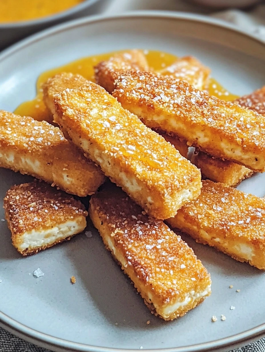 Tofu Croustillants avec Sauce Moutarde Miel