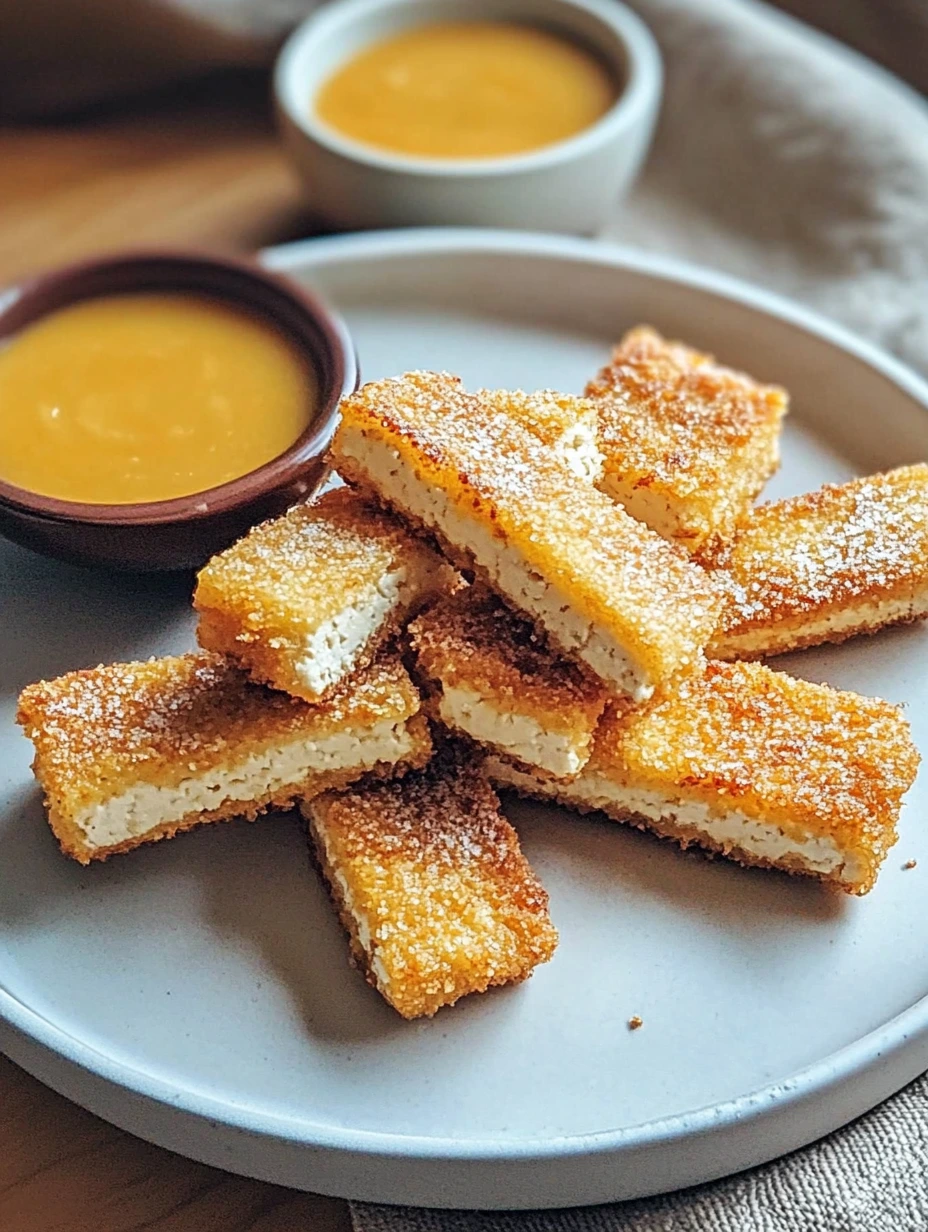 Tofu Croustillants Sauce Moutarde au Miel