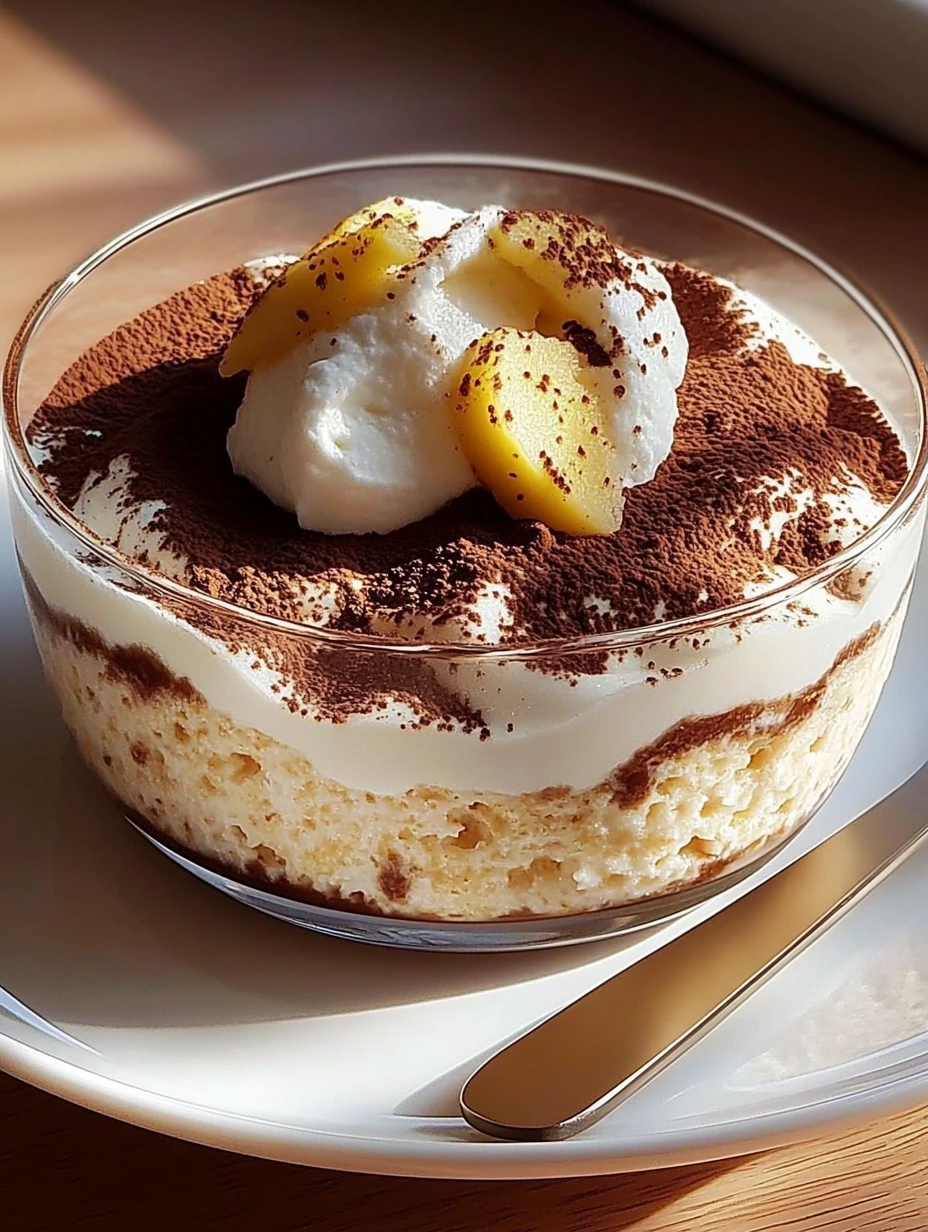 Flocons d'avoine Tiramisu