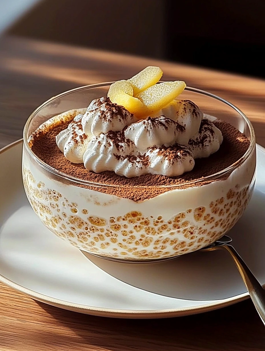 Flocons d'avoine Tiramisu facile