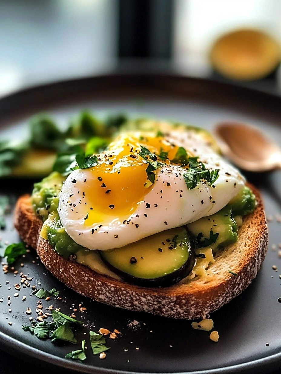 Toast à l'avocat et œuf poché rapide