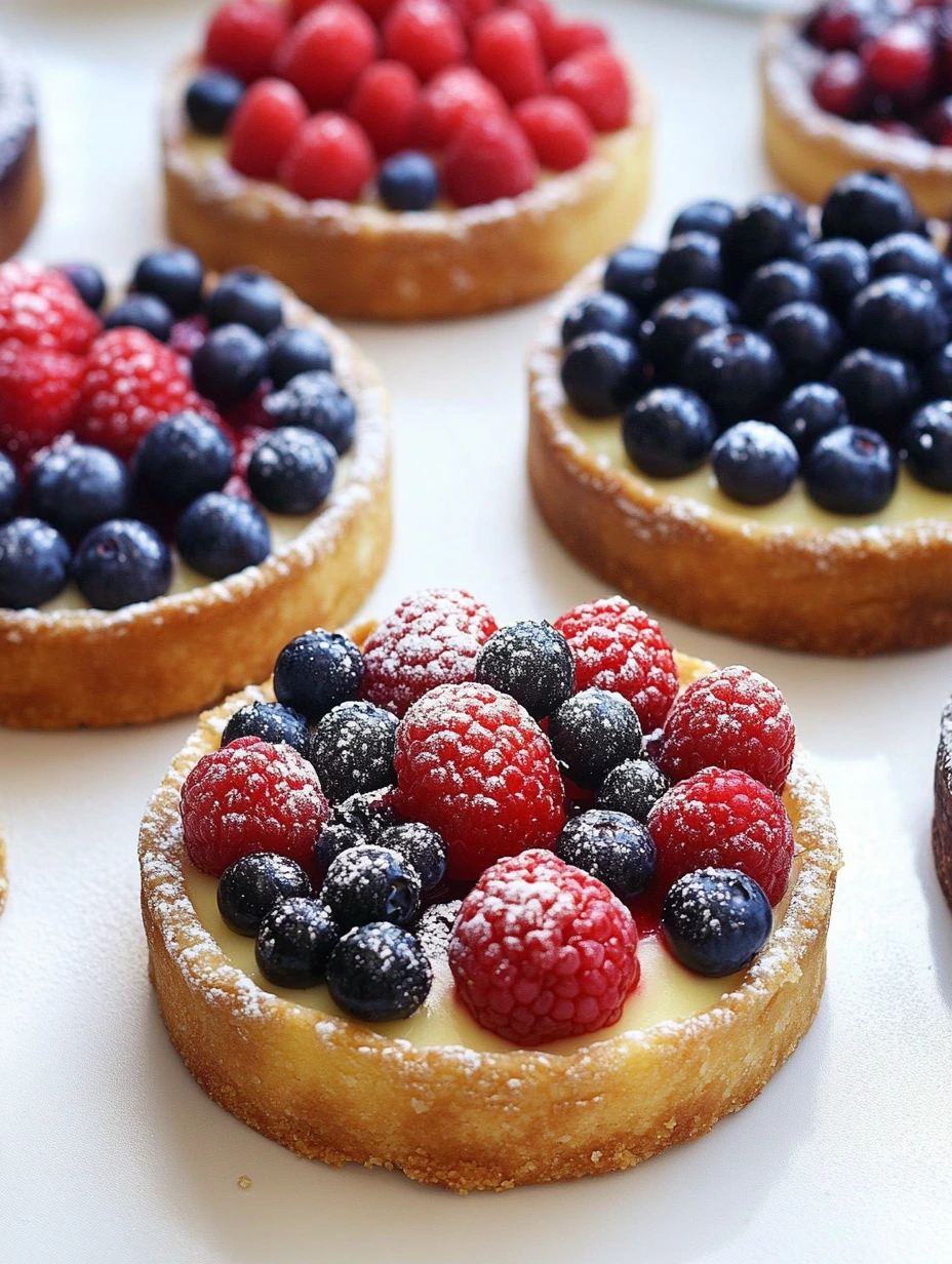Tartelettes aux fruits rouges très bonne