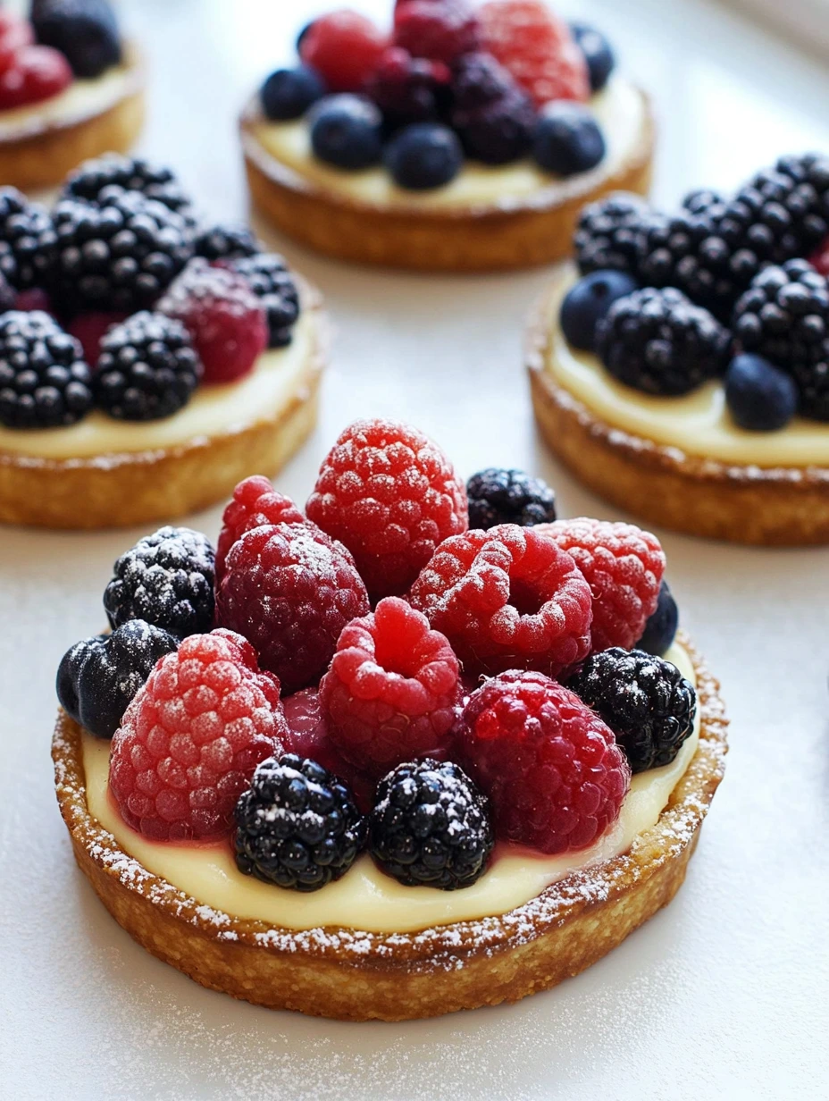 Tartelettes aux fruits rouges délicieuse