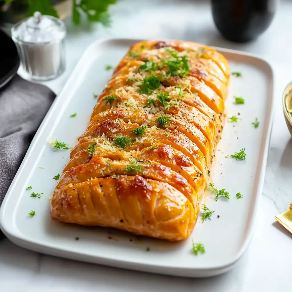 Feuilleté Saumon et Poireaux