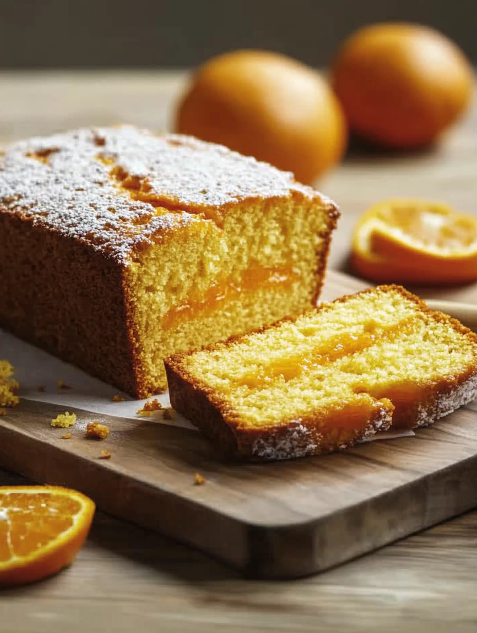 Gâteau à l'orange très moelleux pour le quatre-heures