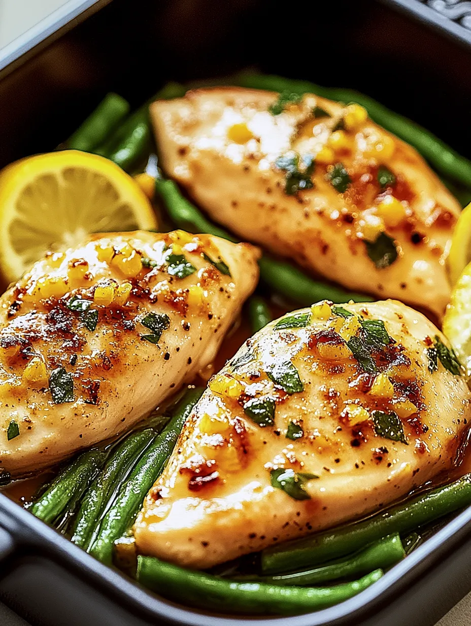 Poulet Haricots Verts Citron Classique