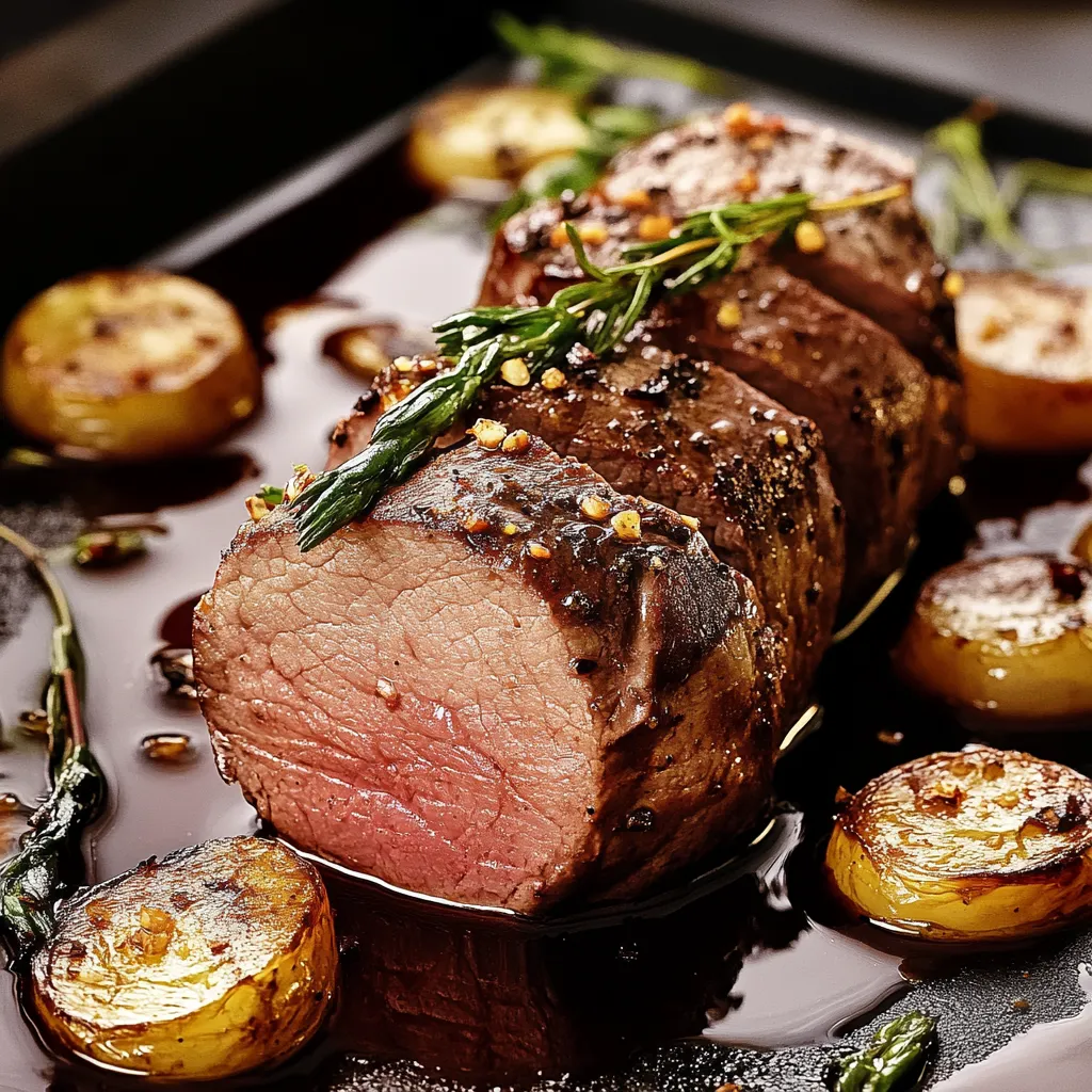 Beau filet de boeuf rôti