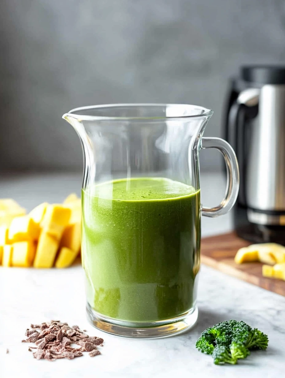 Smoothie vert purifiant, préparation simple