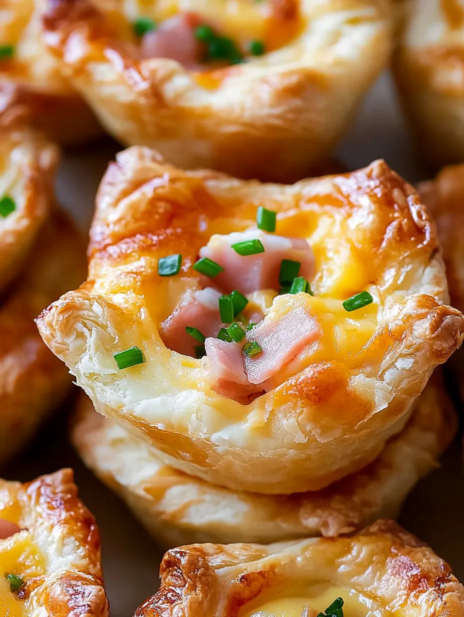 Muffins rapides au jambon et fromage