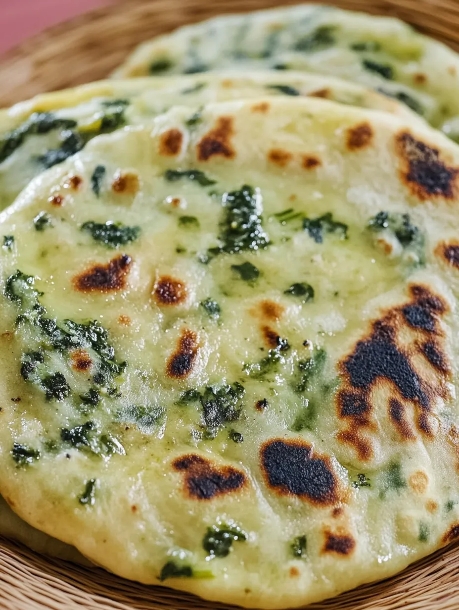 Naan à l'ail des ours: Un délice printanier irrésistible