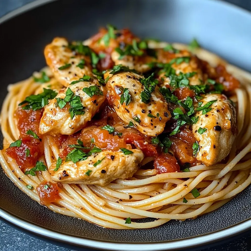 Poulet Monterey Spaghetti