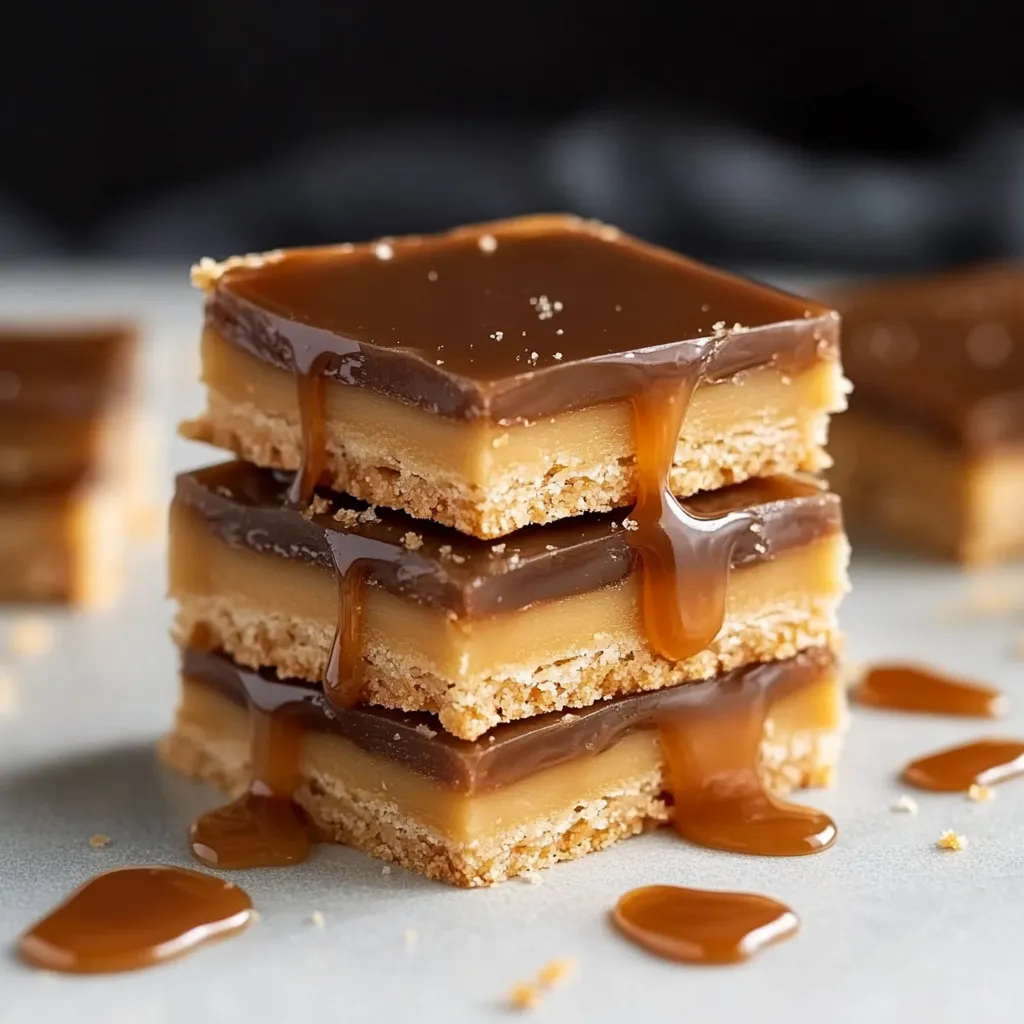 Carrés Choco-Caramel - À tomber par terre