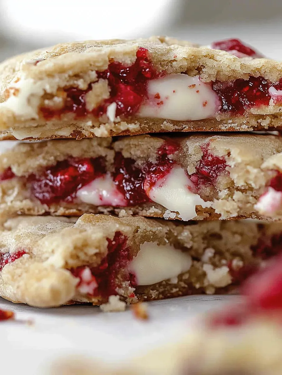 Cookies moelleux & beurrés aux framboises et chocolat blanc