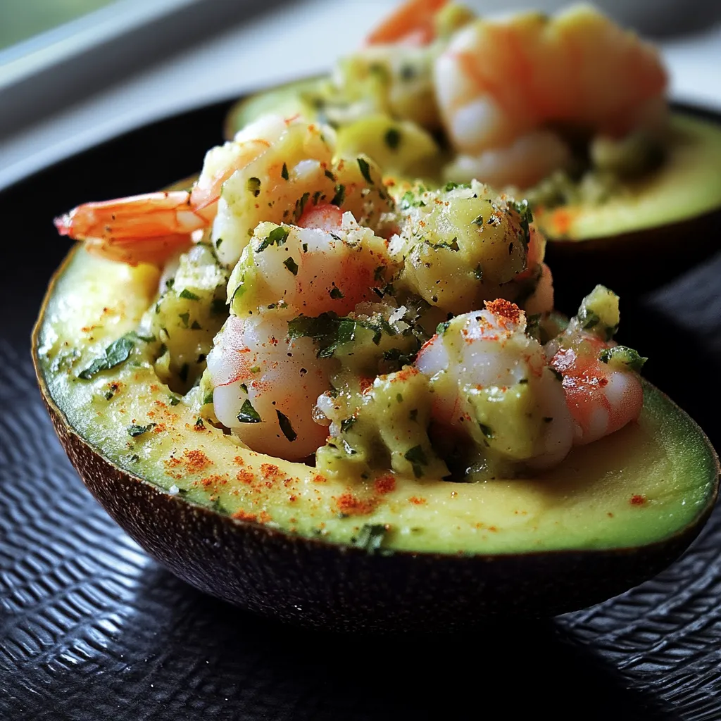 Avocat Garni aux Fruits de Mer