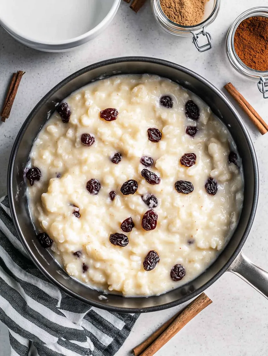 Riz au lait sucré traditionnel