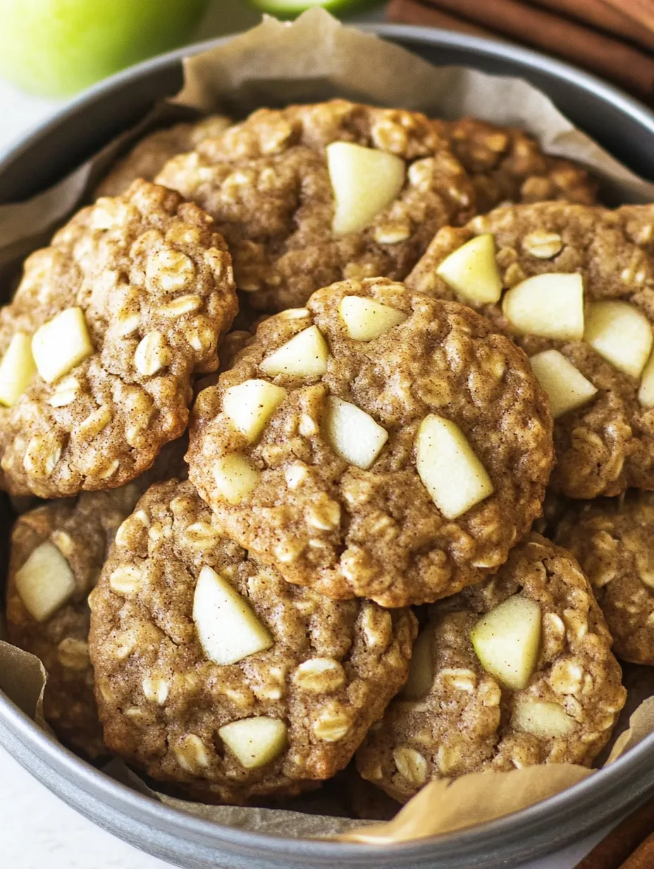 Biscuits moelleux pomme-cannelle-avoine