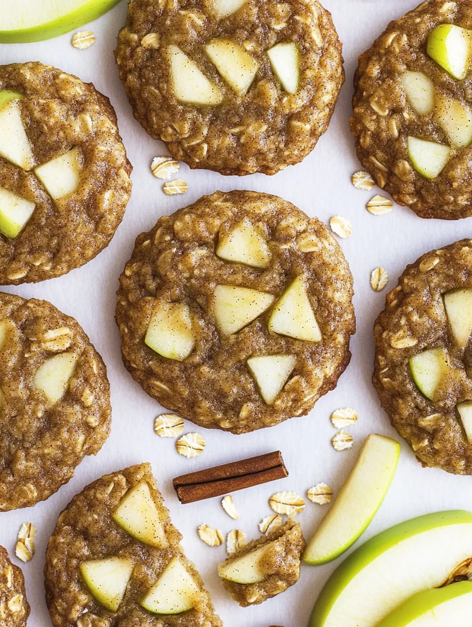 Biscuits avoine-pomme épicés