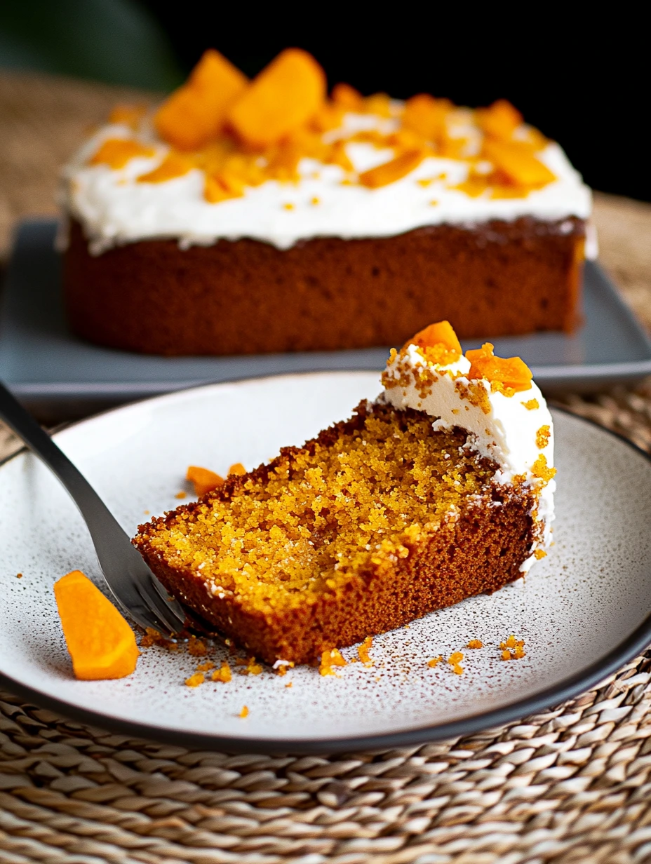 Savoureux gâteau aux carottes