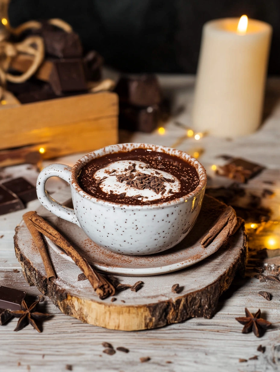 Chocolat chaud réconfortant