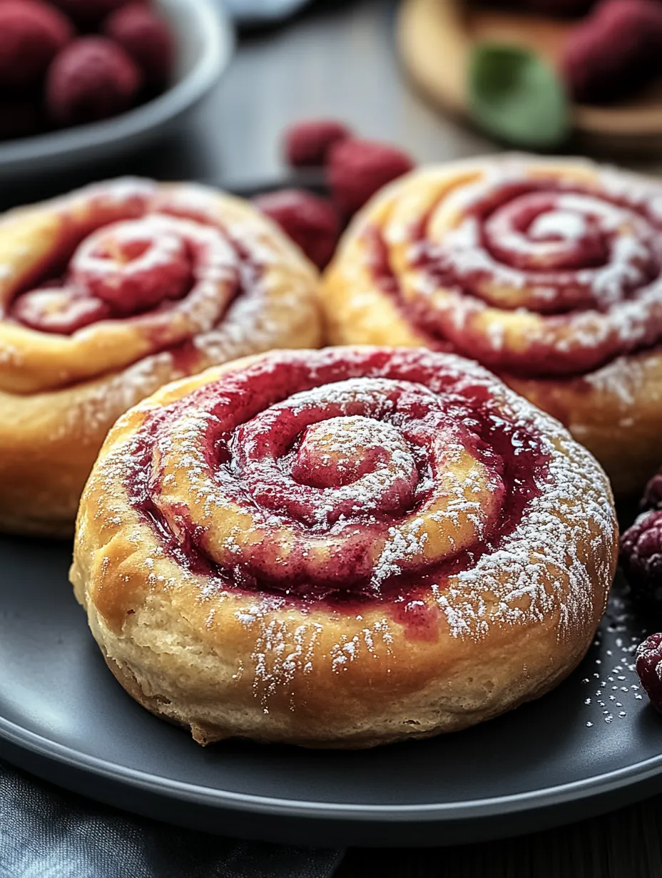 Roulés Cannelle Framboise