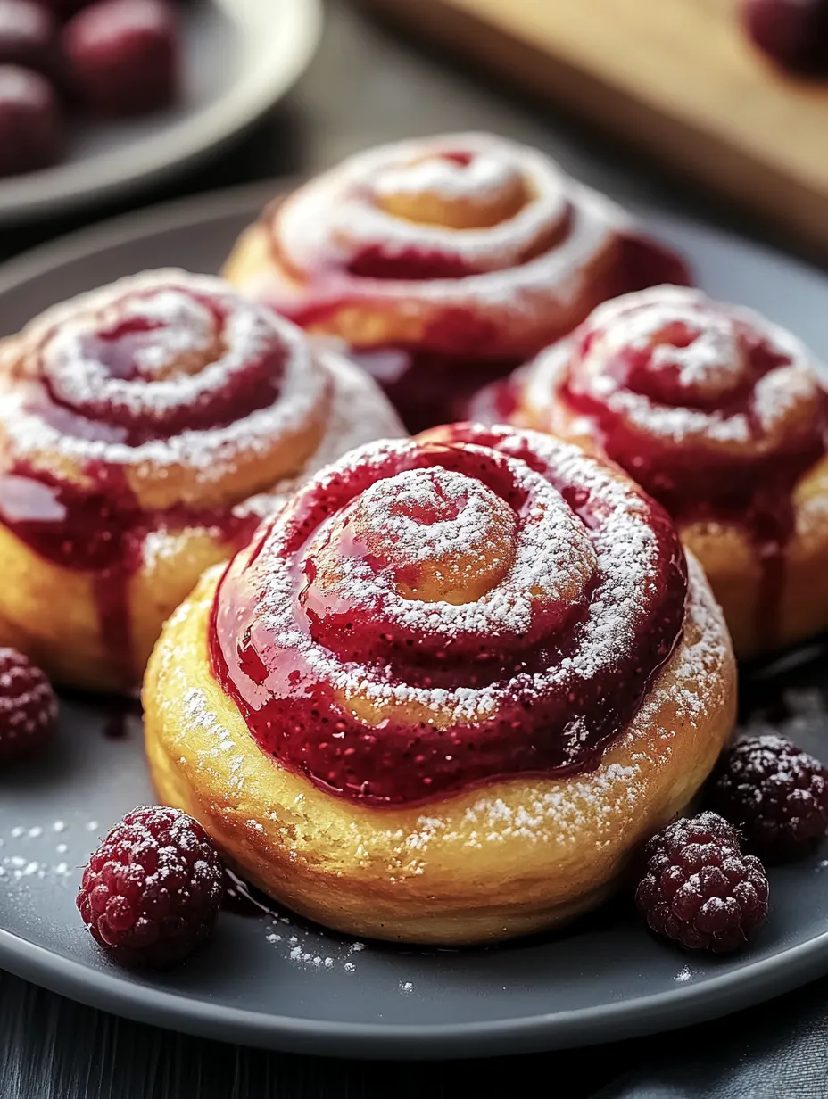 Roulés Framboise Cannelle Maison