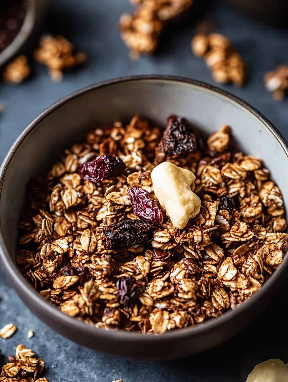 Granola au Pain d'Épices, petit déjeuner léger et sain