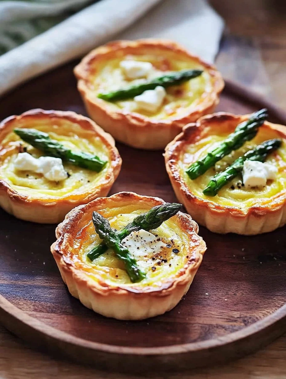 Petites Tartelettes Chèvre Asperges