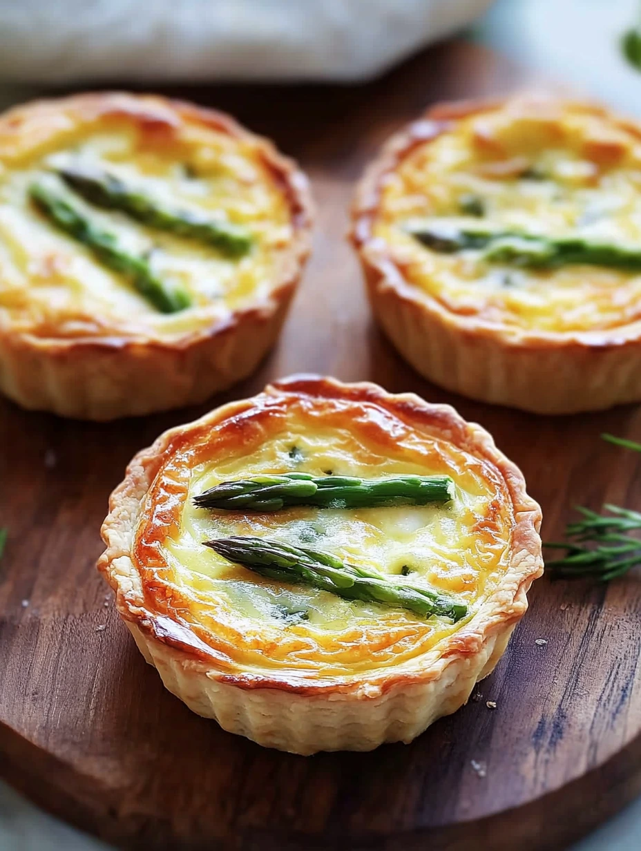 Petites Tartelettes Chèvre Asperges, préparation simple