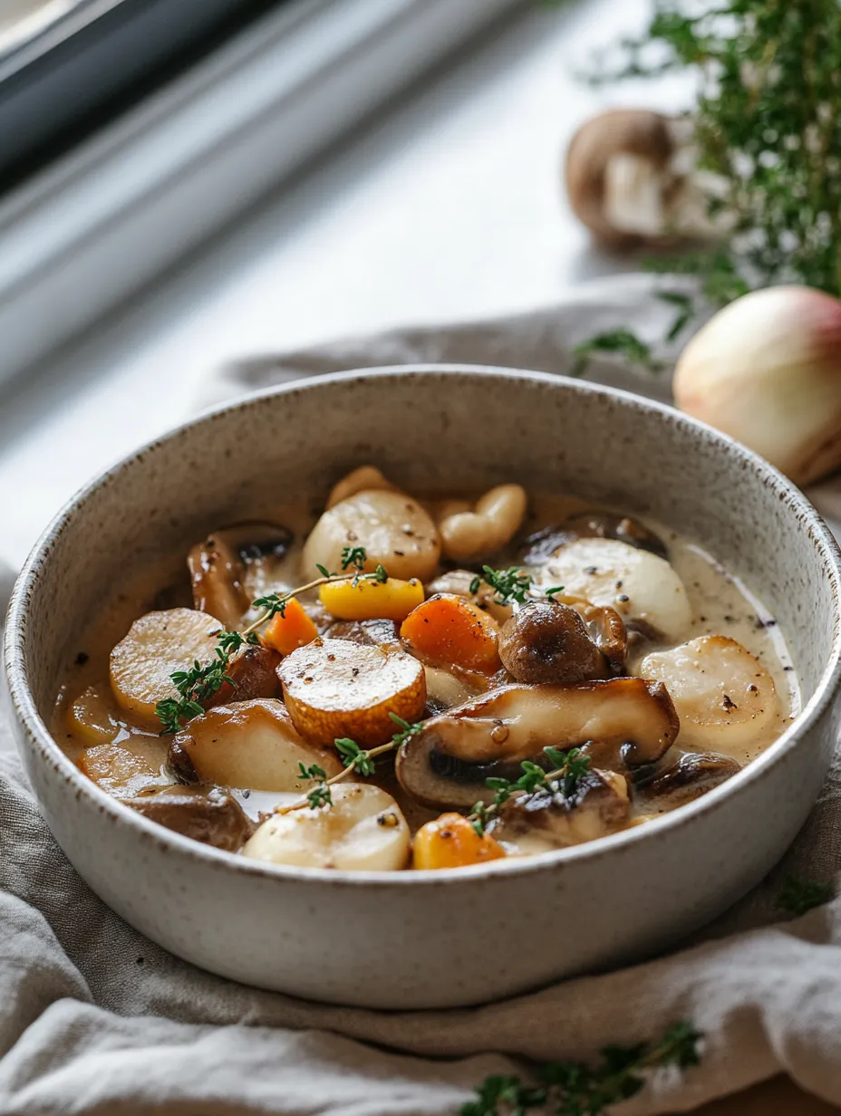 Blanquette Saint-Jacques champignons – Classique doux et crémeux