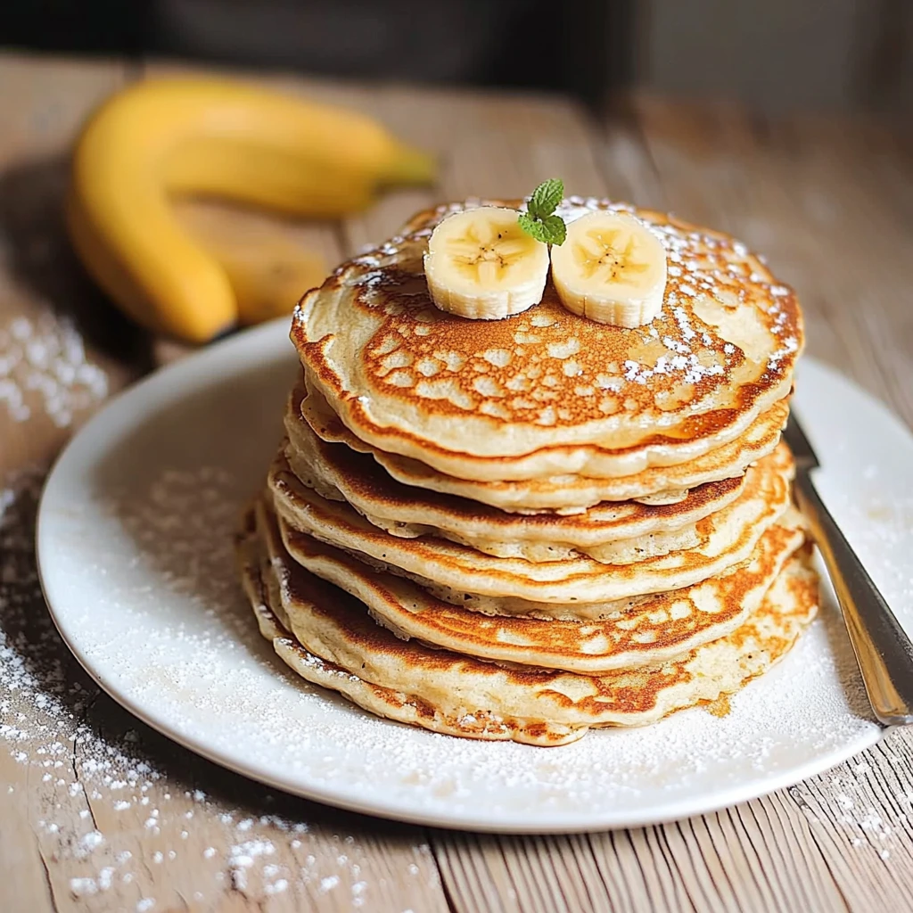 Pancakes banane et flocon d'avoine