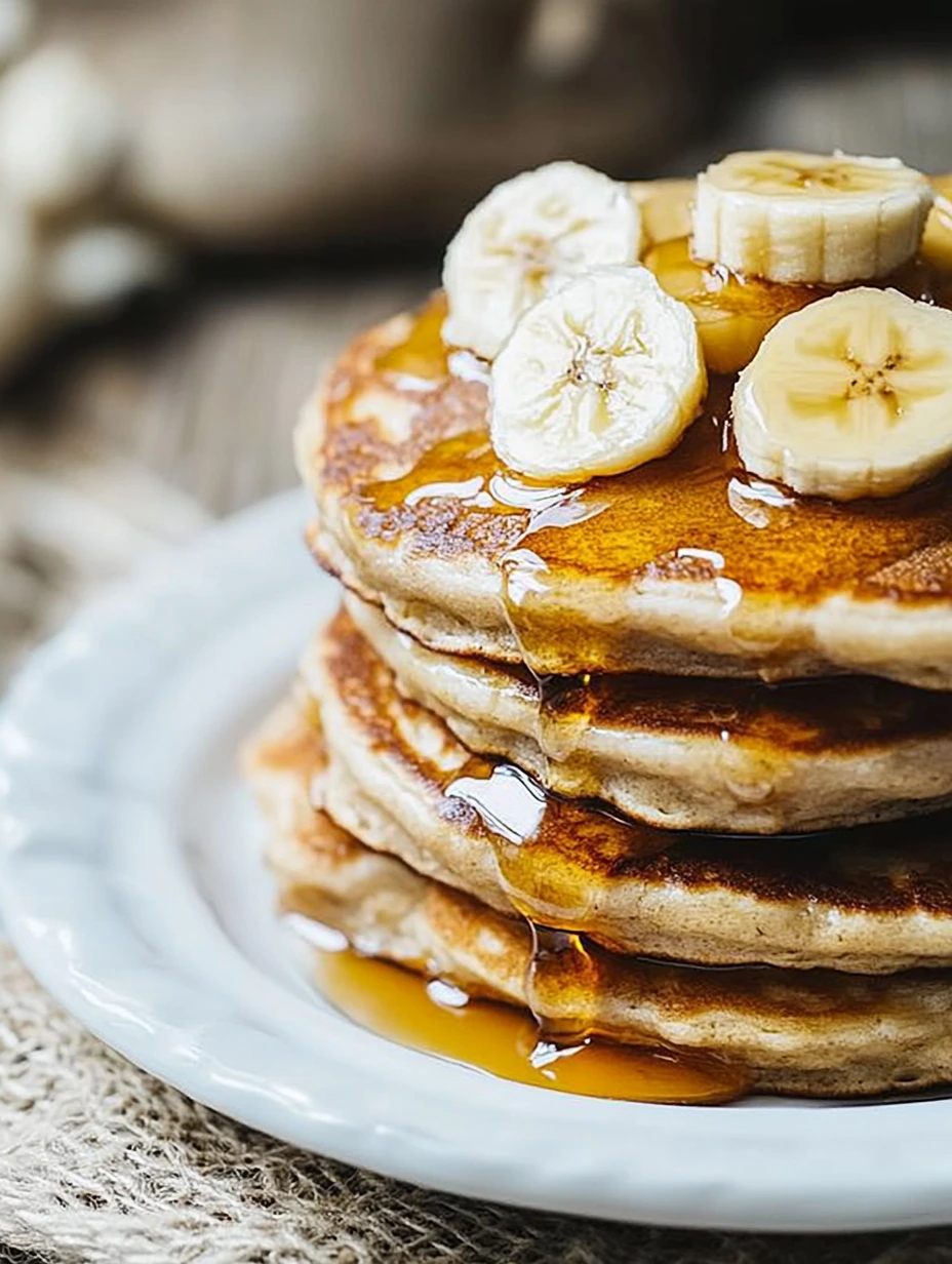 Pancakes healthy banane et flocon d'avoine