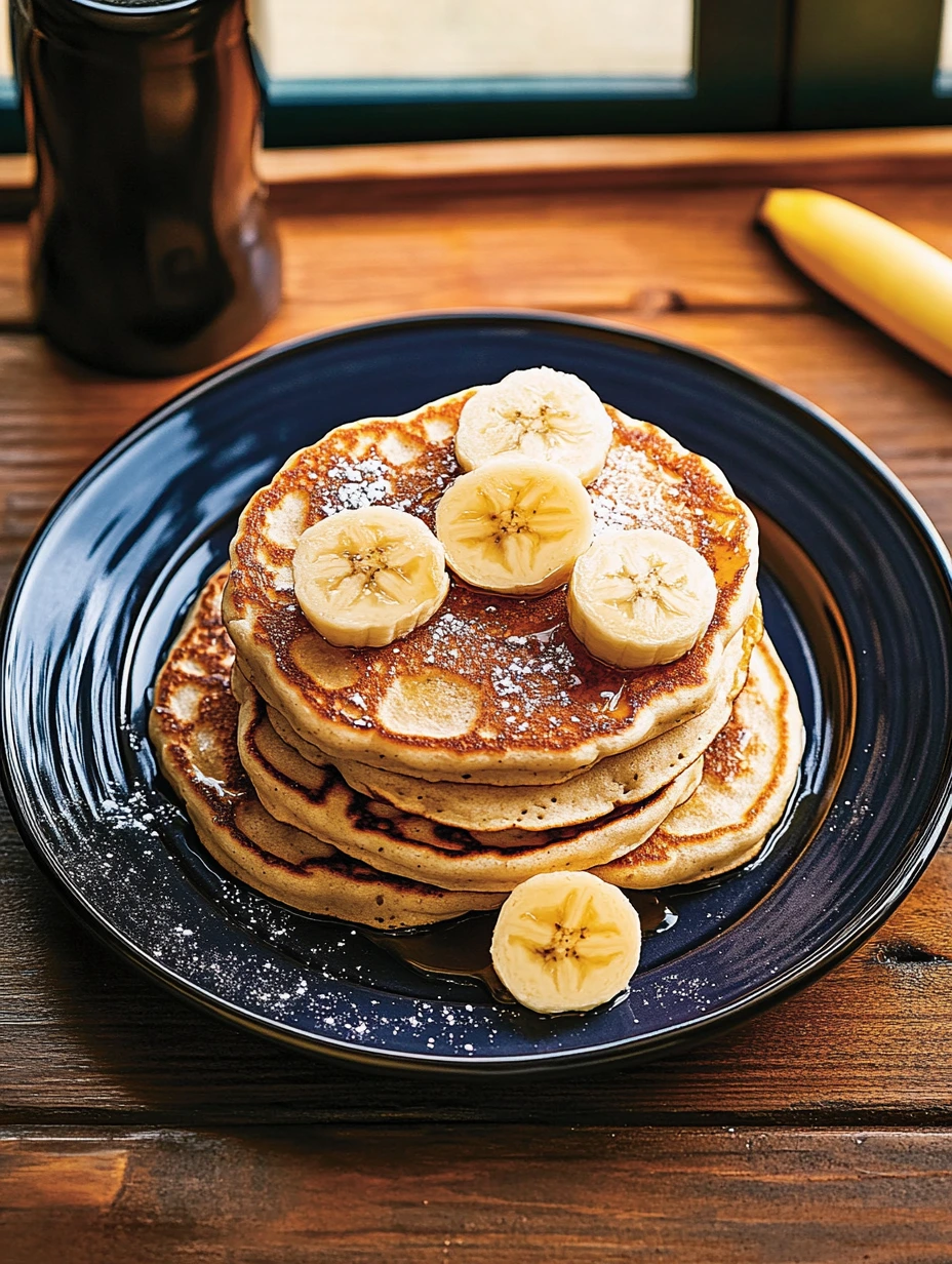 Pancakes banane flocon d'avoine